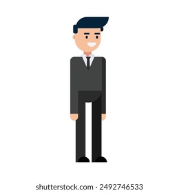 Ilustración vectorial de carácter de hombre de negocios