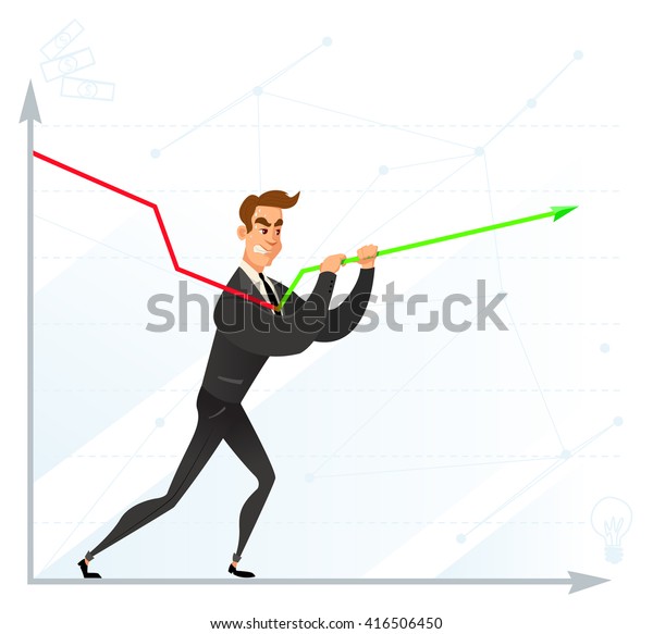 Business Man Business Characters Black Suits Stock Vector (Royalty Free ...