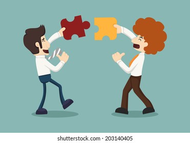 Business man connection , eps10 vector format