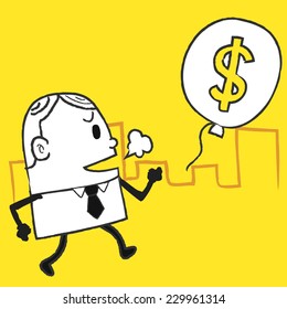 Business man Dollar