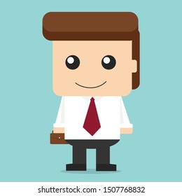 Business man flat design,businessman cartoon characters,office worker 