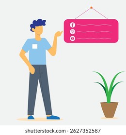 homem de negócios dando escolhas, ícone de escolha, fazendo escolhas, escolha apresentação design