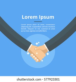 Business man handshake