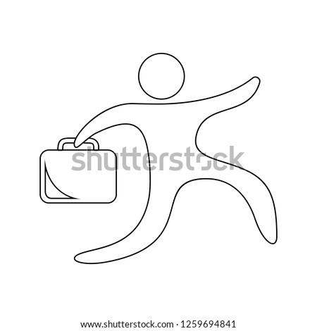 business man icon. Element of Sucsess and awards for mobile concept and web apps icon. Thin line icon for website design and development, app development