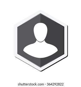 Business man icon. Man icon.Vector Eps 10.