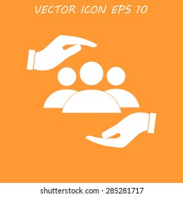 Business man icon. Illustration vector EPS 10