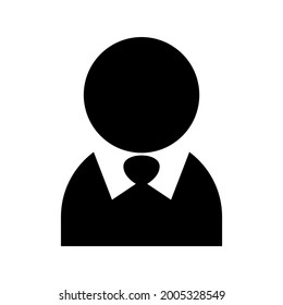 business man icon or logo isolated sign symbol vector illustration - high quality black style vector icons
