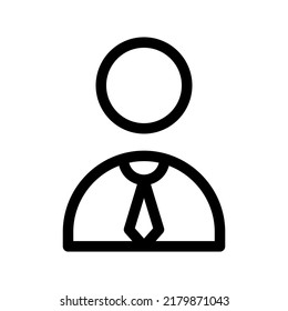 business man icon or logo isolated sign symbol vector illustration - high quality black style vector icons
