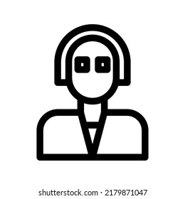 business man icon or logo isolated sign symbol vector illustration - high quality black style vector icons
