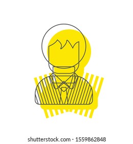 Business man icon symbol vector