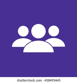 Business man icon.   team work