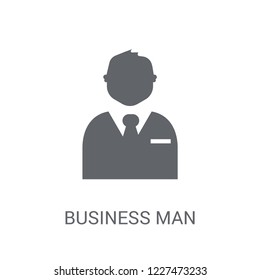 Business man icon. Trendy Business man logo concept on white background from Luxury collection. Suitable for use on web apps, mobile apps and print media.