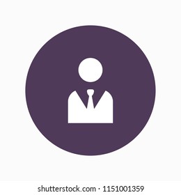 business man icon vector