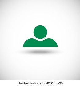 Business man icon, vector 