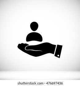 business man icon, vector best flat icon, EPS