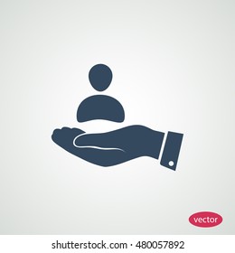 business man icon, vector best flat icon, EPS