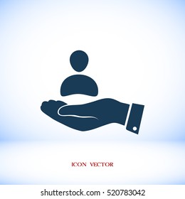 business man icon, vector best flat icon, EPS