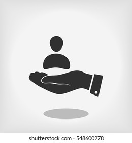 business man icon, vector best flat icon, EPS