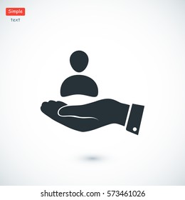 business man icon, vector best flat icon, EPS
