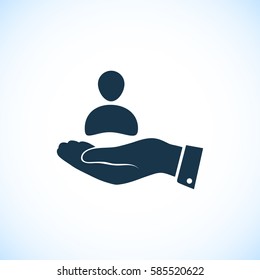 business man icon, vector best flat icon, EPS