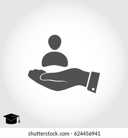 business man icon, vector best flat icon, EPS