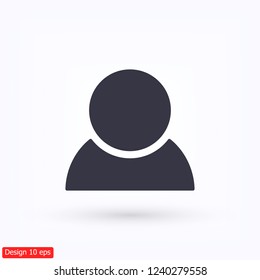 Business man icon. Vector Eps 10