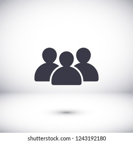 Business man icon . Vector  Eps 10 