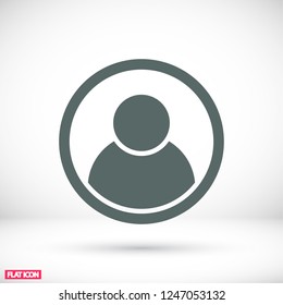 Business man icon. Vector Eps 10