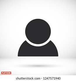 Business man icon. Vector Eps 10