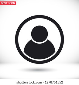 Business man icon. Vector Eps 10