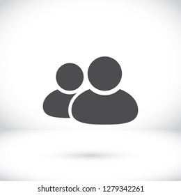 Business man icon. Vector Eps 10