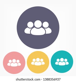 Business man icon. Vector Eps 10 . Lorem Ipsum Flat Design 