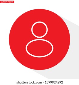 Business man icon. Vector Eps 10 . Lorem Ipsum Flat Design 