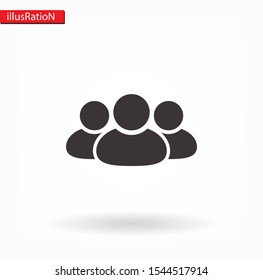 Business man icon. Vector Eps 10 . Lorem Ipsum Flat Design