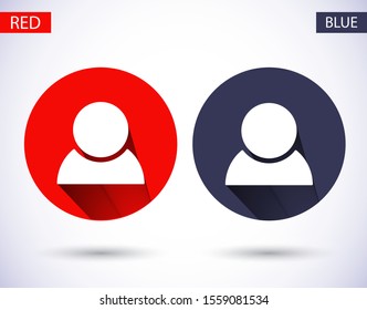 Business man icon. Vector Eps 10. Lorem Ipsum Flat Design