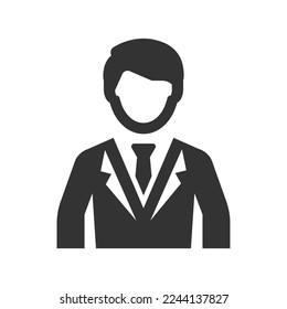 Business man icon, Vector Graphics