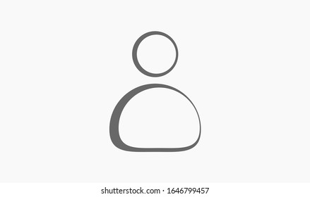 Business man icon, vector illustration. Flat design style