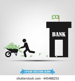Business man icon vector illustration EPS 10