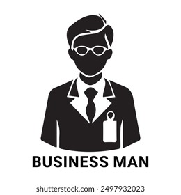 Business Man icon.Employee vector icon set. Employment worker occupation business illustration vector EPS 10 