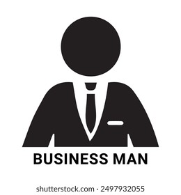 Business Man icon.Employee vector icon set. Employment worker occupation business illustration vector EPS 10 