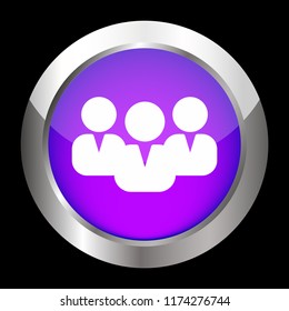 business man icon,glossy button design