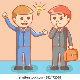 Business man idea