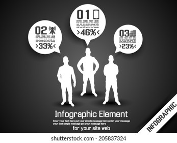 BUSINESS MAN INFOGRAPHIC OPTION THREE 2 GREY