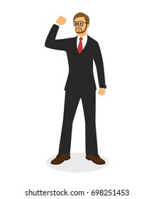 Business man isolated vector