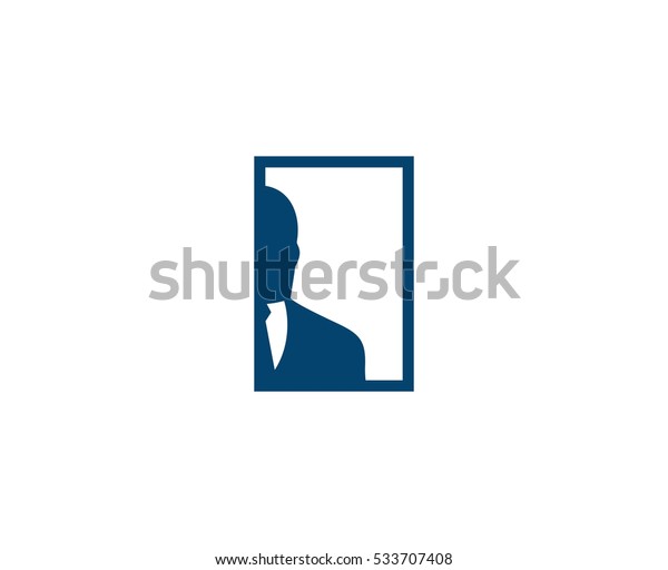 Business Man Logo Stock Vector (Royalty Free) 533707408
