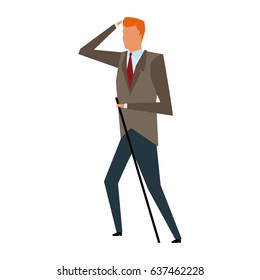 business man manager work dynamic