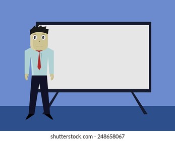 Business man presentation