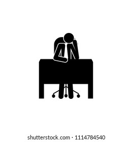 business man reflects icon. Element of people at work icon for mobile concept and web apps. Detailed business man reflects icon can be used for web and mobile on white background