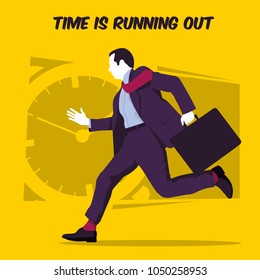 Business Man Running