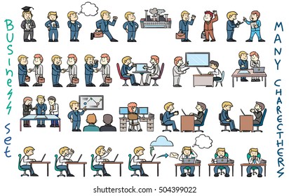 business man set 